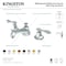 Kingston Brass KS4466AL 8" Widespread Bathroom Faucet, Polished Nickel KS4466AL - alternate 4
